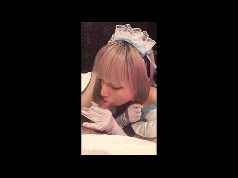 ❤️ Ídolo xaponés [mayuka], traxe de criada francesa, parte 1, mamada e masturbación con loción ❤❌ Vídeo de puta en nós ❌