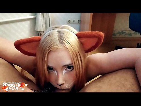 ❤️ Kitsune traga o pau e corre na súa boca ❤❌ Vídeo de puta en nós ❌